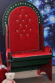 santa chair lightweight and portable for santa or anyone santa neighborhood block party holiday themes