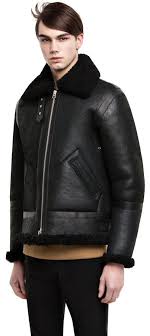 Acne Studios Ian Shearling Black Jackets Men Fashion Acne Shearling Jacket Acne Studio Menswear