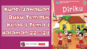 Demikian pembahasan kunci jawaban soal tema 2 kelas 4 sd di buku. Kunci Jawaban Buku Tematik Kelas 1 Tema 1 Halaman 22 28 Youtube