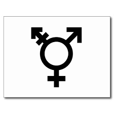 Trans Universal Symbol Black Symbols Post Cards Information Graphics
