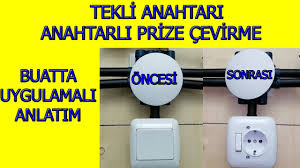 Yeni bir banyo dolabı aldım; Tekli Anahtari Anahtarli Prize Cevirme Kendin Yap Anahtarli Toprakli Priz Montaji Youtube