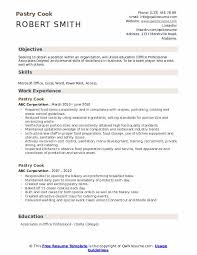 If you enjoy making food and enjoy cooking then being a chef would be a great career for you. Pastry Cook Resume Samples Qwikresume