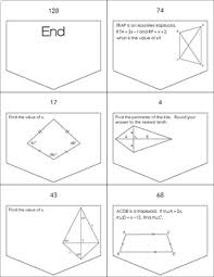 A trapezoid is a quadrilateral with exactly one pair of _____ sides. Trapezoids And Kites Ladder Activity By Mrs E Teaches Math Tpt