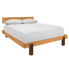 Solid wood bedroom sets made in usa. Modern Platform Bed In Solid Hardwood With Natural Finish Made In Usa