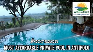 Affordable swimming pool in antipolo. Affordable Private Pool In Antipolo Cattleya Resort Cyber Tv Youtube
