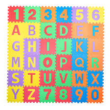 Forstart children kids baby puzzle play mat, baby foam playmat activity mat play gym 36pcs white grey,train,numbers,letters/alphabets. Non Toxic 36 Piece Abc Foam Mat Alphabet Number Puzzle Play Flooring Mat For Children Toddlers Buy Online At Best Price In Uae Amazon Ae