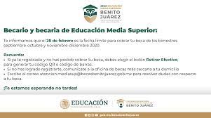 Esta beca consiste en un apoyo de $800 (ochocientos pesos) mensuales por becario y puede beneficiar a más de un estudiante por familia. Becasbenito On Twitter Becaria Y Becario De Educacion Media Superior Recuerda Que El 28 De Febrero Es La Fecha Limite Para Cobrar Tu Beca Si No Has Logrado Registrarte Comunicate A