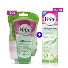 The cream formulated with shea butter which leaves the skin moisturized and smooth. Buy Veet Hair Removal Cream Dry Skin 100 G In Shower Cream 150 Ml ØªÙˆØµÙŠÙ„ Taw9eel Com