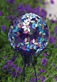 Mosaic Gazing Ball Garden Yard Lawn Glass Decor Outdoor Globe Decoration Art Gazing Balls Garden Globes Mosaic Garden Garden Art