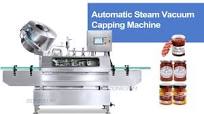 How To Use ZS-XG01 Twist off Caps Vacuum Steam Capping Machine For Hot Sauce Honey Fruit Jam Jar