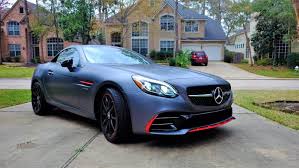 Slc R172 Blau Matt Mercedes Benz Slk Mercedes Slk Mercedes Benz