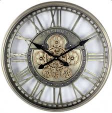 47 list price $60.00 $ 60. Wall Clock Round Kensington Moving Cogs Champagne Gold Finish