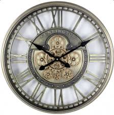 47 list price $60.00 $ 60. Wall Clock Round Kensington Moving Cogs Champagne Gold Finish
