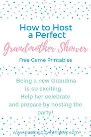 Ideas For New Grandmother Shower For The New Grandma New Grandma Work Baby Showers Baby Shower Fun