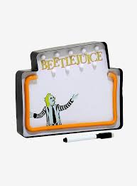 Beetlejuice Light Up Dry Erase Board Dry Erase Board Beetlejuice Dry Erase
