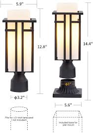 Check spelling or type a new query. Outdoor Post Lantern For Garden Backyard And Porch Eeru Outdoor Post Light Waterproof Metal Frame With Milk White Frosted Glass Pier Mount Outdoor Lighting Fixtures With 3 Inch Pier Mount Base Post Lights