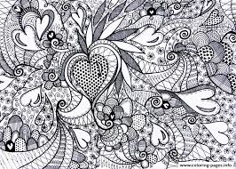 Here are 30 free printable valentine's day coloring pages for kids, adults and teens. Adult Heart Love Valentin Day Coloring Pages Printable