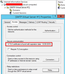 Smarthost address smtp.office365.com is also incorrect. Configure Tls Relay On Iis For Exchange Online Office 365 Liebensraum