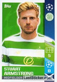 Stuart armstrong (born 30 march 1992) is a scottish professional footballer who plays as a midfielder for premier league club southampton and the scotland national team. Sticker 559 Stuart Armstrong Topps Uefa Champions League 2017 2018 Laststicker Com