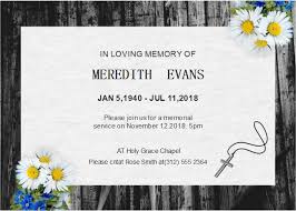 Free Daisy Funeral Invitation Templates Funeral vectors photos and psd files free download. free daisy funeral invitation templates