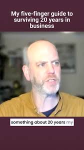 a five-finger guide:, 20 years is quite a landmark for any business. So  what are the factors that I think have helped my own business to survive?  I’ve boiled them down to five, and some of them are ...