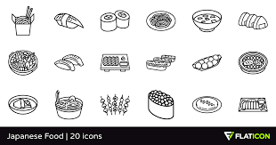 20 Free Vector Icons Of Japanese Food Designed By Freepik Japanese Food Food Design Food Icons