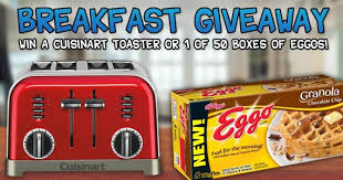 The Mommy Island Breakfast Giveaway Cuisinart Toaster And Eggo Waffles 50 Prizes Closes 3 4 13 Cuisinart Toaster Yummy Eats Cuisinart