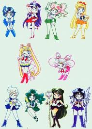 Bishoujo Senshi Sailor Moon Bishoujo Senshi Sailor Moon The Whole Sailor Team Minitokyo Sailor Moon Manga Sailor Moon Sailor Moon Stars
