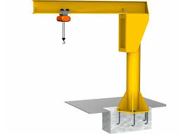 Floor Mounted Jib Crane Pillar Jib Crane Stable Jib Crane High Safety In 2020 Pillars Safety Floor Cranes For Sale