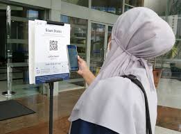Implementasi Scan QR code Aplikasi PeduliLindungi