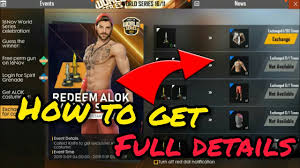 Free fire alok character png image with transparent background for free & unlimited download, in hd quality! How To Get Alok Tattoo Set In Free Fire How To Collect Gold Knife In Free Fire Gaming Winner Alpha Youtube