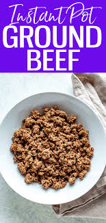 These don't have to be the ones that come with your. Instant Pot Ground Beef Fresh Or Frozen Eating Instantly