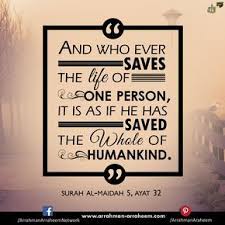 Lebih banyak secara teks lihat di www. And Whoever Saves The Life Of One Person It Is As If He Has Saved The Whole Of Mankind Al Quran 5 Surat Al Maidah Citation De Vie Citation Pensee Citation