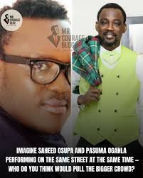 Imagine Saheed Osupa and Pasuma Oganla performing