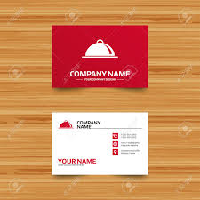 Business cards templates and examples. Business Card Template Food Platter Serving Sign Icon Table Royalty Free Cliparts Vectors And Stock Illustration Image 64060142