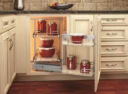 These are pull out organizers. Choosing Corner Cabinets In Your Kitchen Blind Corner Vs Lazy Susan