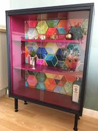 Upcycled Retro Display Cabinet By Lousretrorevivals On Etsy Upcycled Furniture Diy Decor Refurbished Furniture