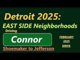 Detroit's East Side: Connor From Shoemaker To Jefferson. Stellantis  Assembly Plant. February, 2025.