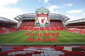 Herybertus leonardo is at stadion anfield,liverpool,london,inggris. Official Licensed Football Entertainment Wall Stickers Liverpool Fc Anfield Stadium Full Wall Mural Main Stand Image Ynwa Crest The Beautiful Game