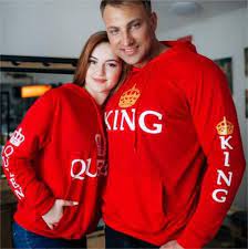 Red king and queen hoodies. All Red King Queen Hoodies Sweatshirts Couples Hoodies Matching Hoodies For Couples King And Queen Hoodies