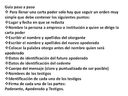 Carta redactada en formato word. Como Llenar Una Carta Poder