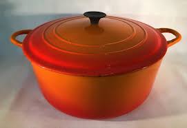 After world war ii , le creuset began. Vintage 1960 S Enameled Cast Iron Flame Orange Le Creuset 5 5 Qt Dutch Oven Made In France Two Toned Orange Original Le Creuset Seasoned Le Creuset Dutch Oven Enameled Cast Iron Creuset