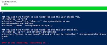 Install Smtp Server And Telnet With Powershell Installation Server Sharepoint