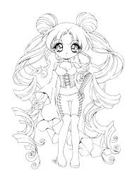 Free printable anime coloring pages. Anime Coloring Pages Cute Girls Coloring And Drawing