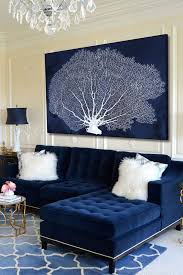 Image Result For Glam Living Room Ideas Blue Couch Living Blue And White Living Room Blue Couch Living Room
