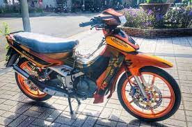 Mekanik motor satria 2 tak. Suzuki Satria 2 Tak Dominasi Warna Oranye Tampilannya Jadi Lebih Keren Gridoto Com