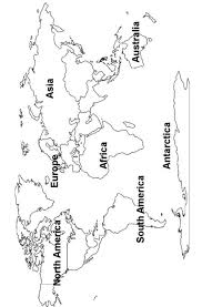This map can be printed out to make an 8.5 x 11 printable map. World Continents Map Printout Mappa Del Mondo Su Muro Mappe Attivita Per Bambini