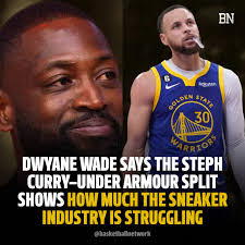 D-Wade points to the sneaker market's sharp downturn as a significant  factor behind the split between Curry and Under Armour. READ MORE BELOW 🔗