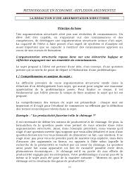 La Redaction D Une Reflexion Argumentee Methodologie En Economie Reflexion Argumentee La Studocu