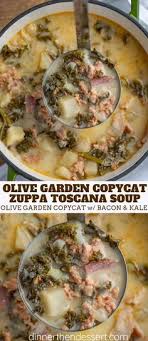 Olive Garden Zuppa Toscana Soup Is A Fan Favorite Hearty Soup With Kale Potatoes Sausage Cream And Bacon So Toscana Soup Zuppa Toscana Soup Toscana Recipe